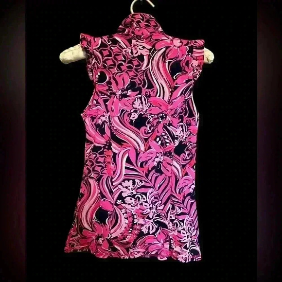 Lilly Pulitzer UPF 50+ Larissa Half-Zip Top Sz XXS - Picture 6 of 7